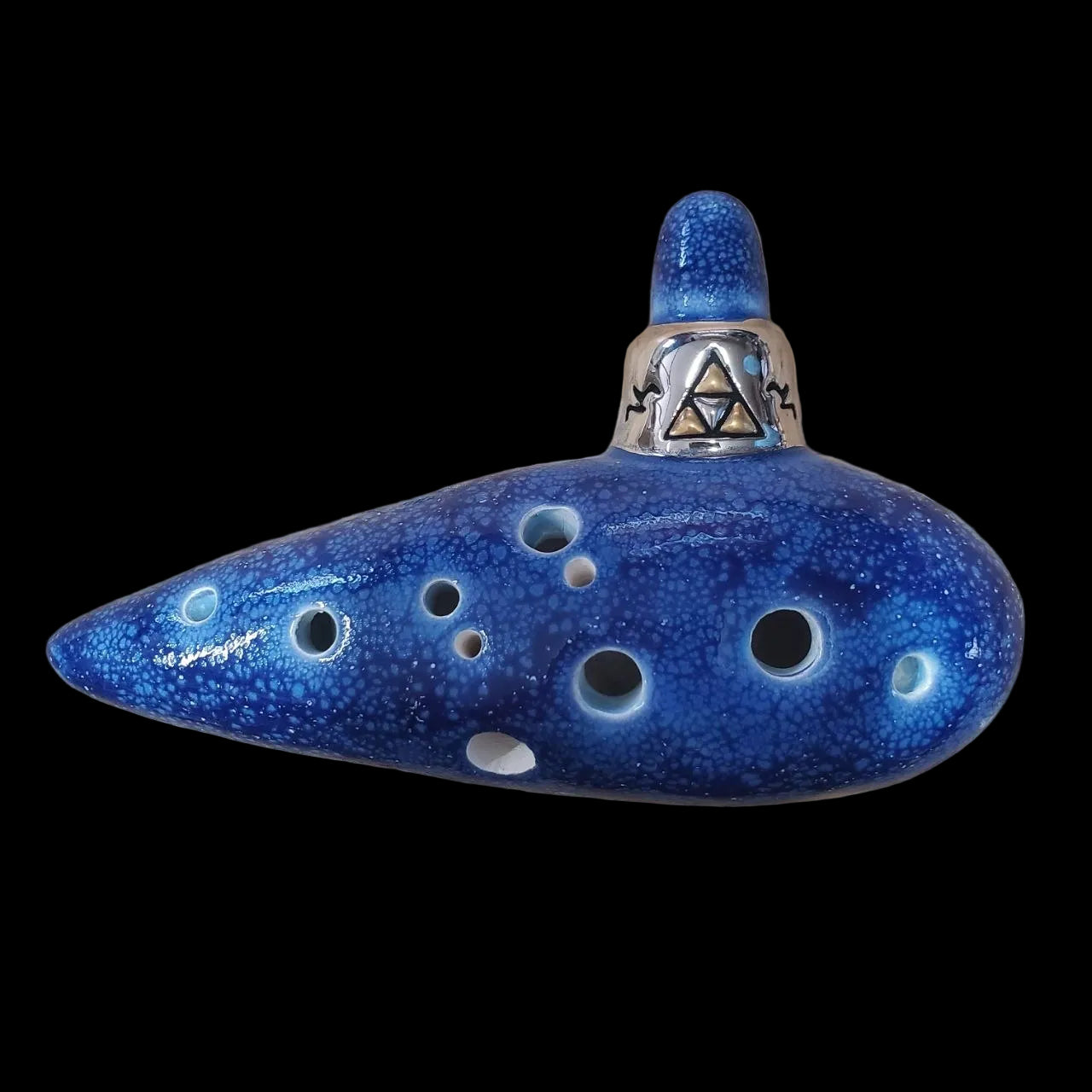 Oot 12-Hole Alto C Starry Night with Golden Triforce