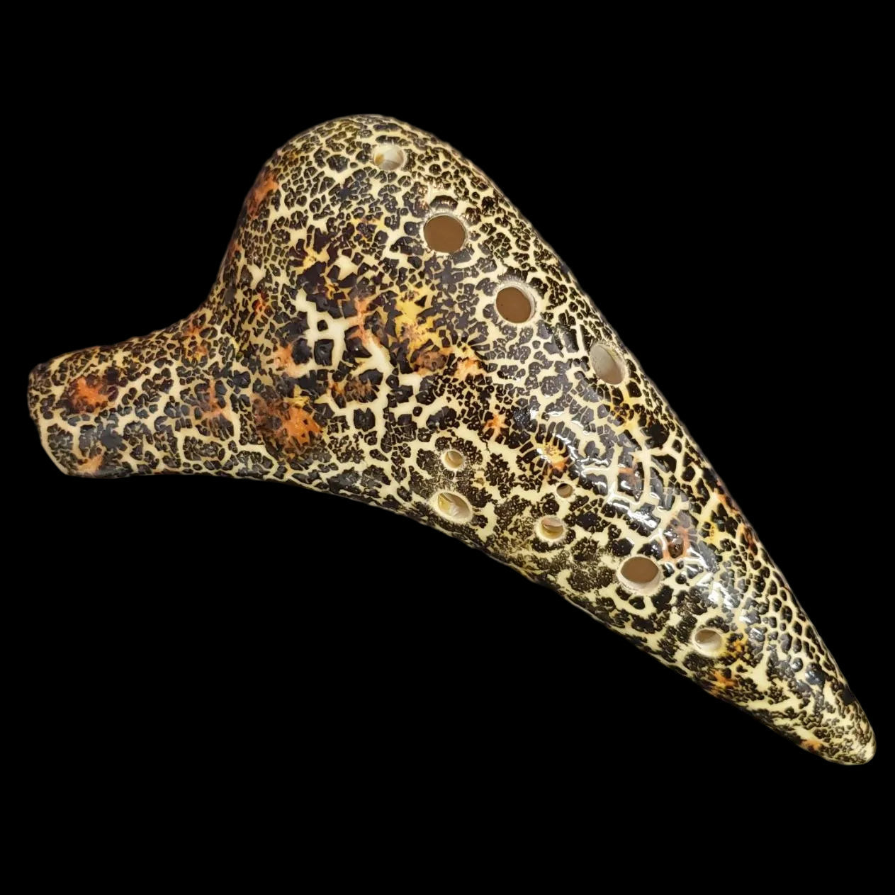 japanese subholes ceramic alto c ocarina 12-hole professional lyric model