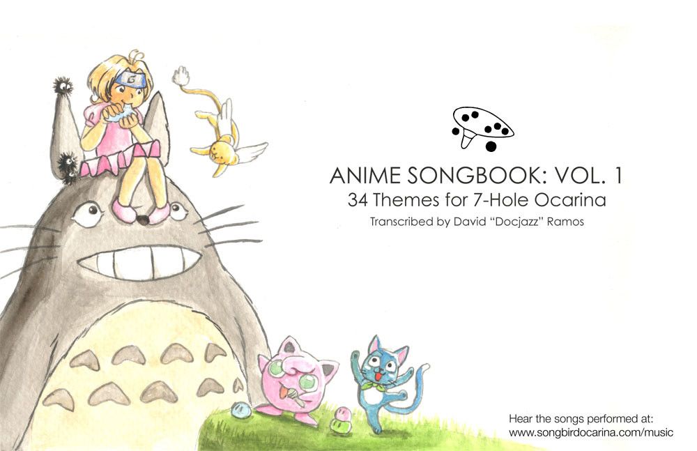 Anime Songbook: Vol. 1 for 7-Hole Ocarina (PDF)