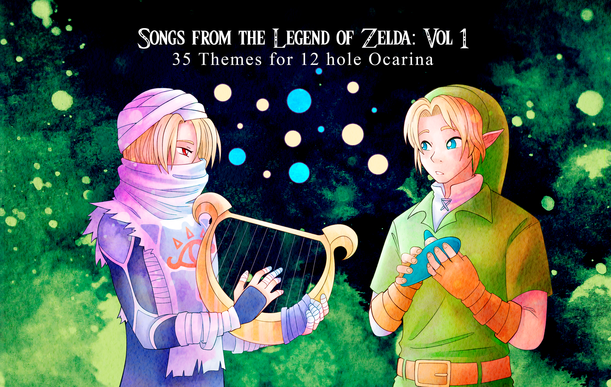 Deekec Legend of Zelda Ocarina 12 Hole Alto C with Song Book