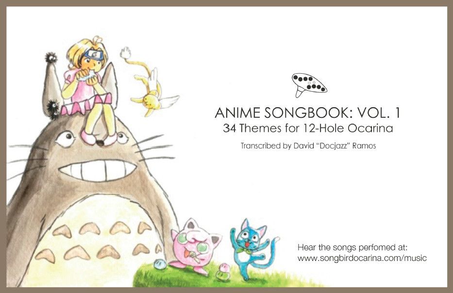  Libro de canciones de anime vol.  para Agujero Ocarina (PDF)