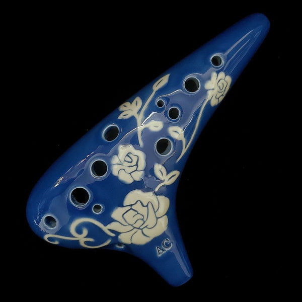 Blue Rose Alto C Songbird Ocarina